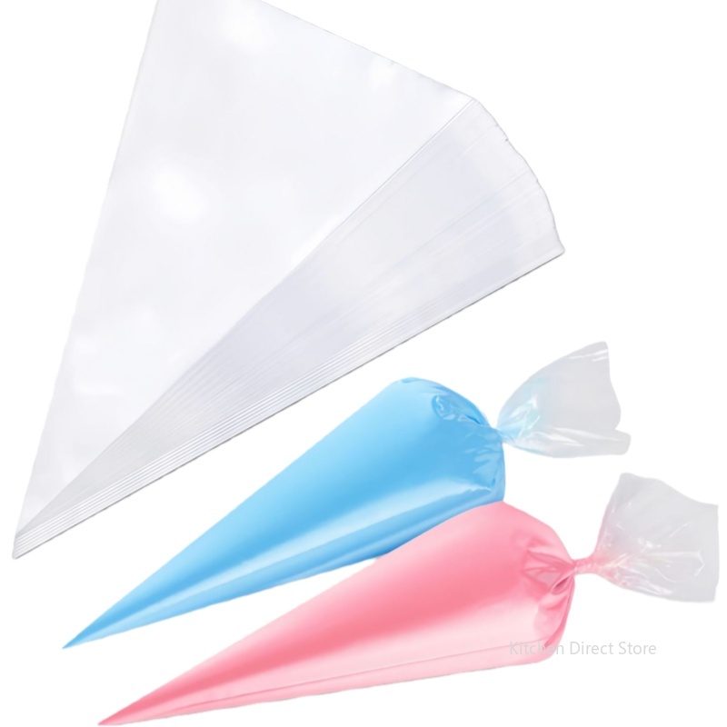 Piping Bag Disposable - 20/50/100 Buah Kantong Kue Sekali Pakai,