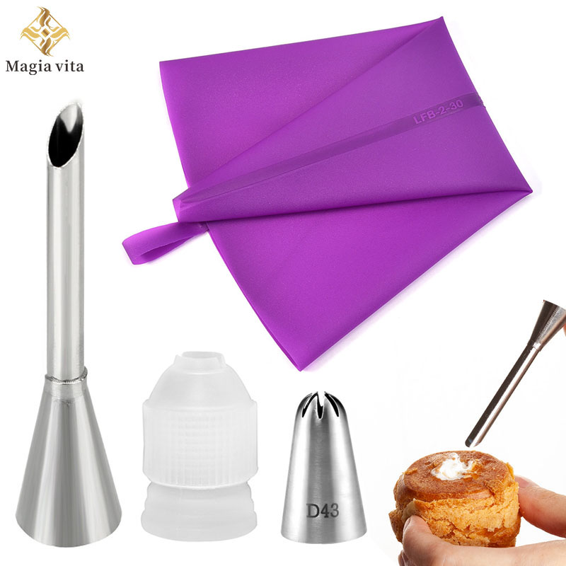 Piping Bag Disposable - DIY Ujung Kue Puff Yang Dapat