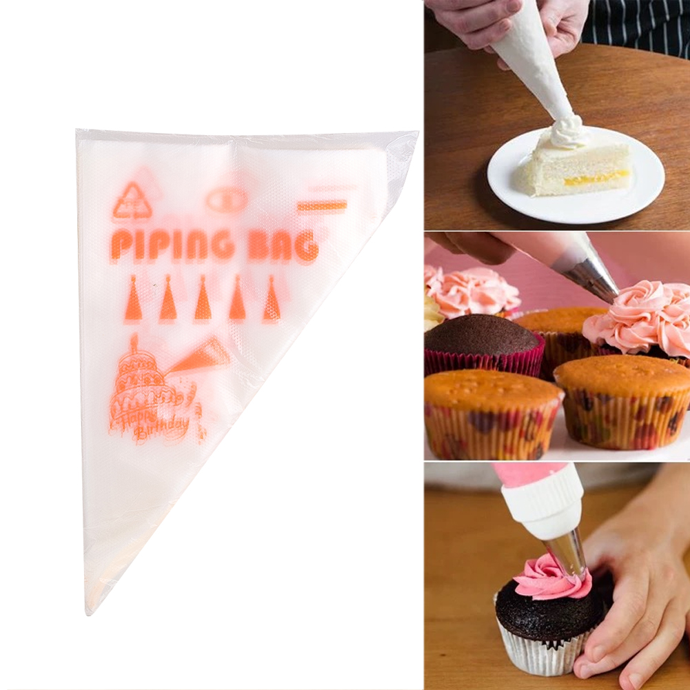 Piping Bag Disposable - 100PCS Kantong Kue Tebal Sekali Pakai