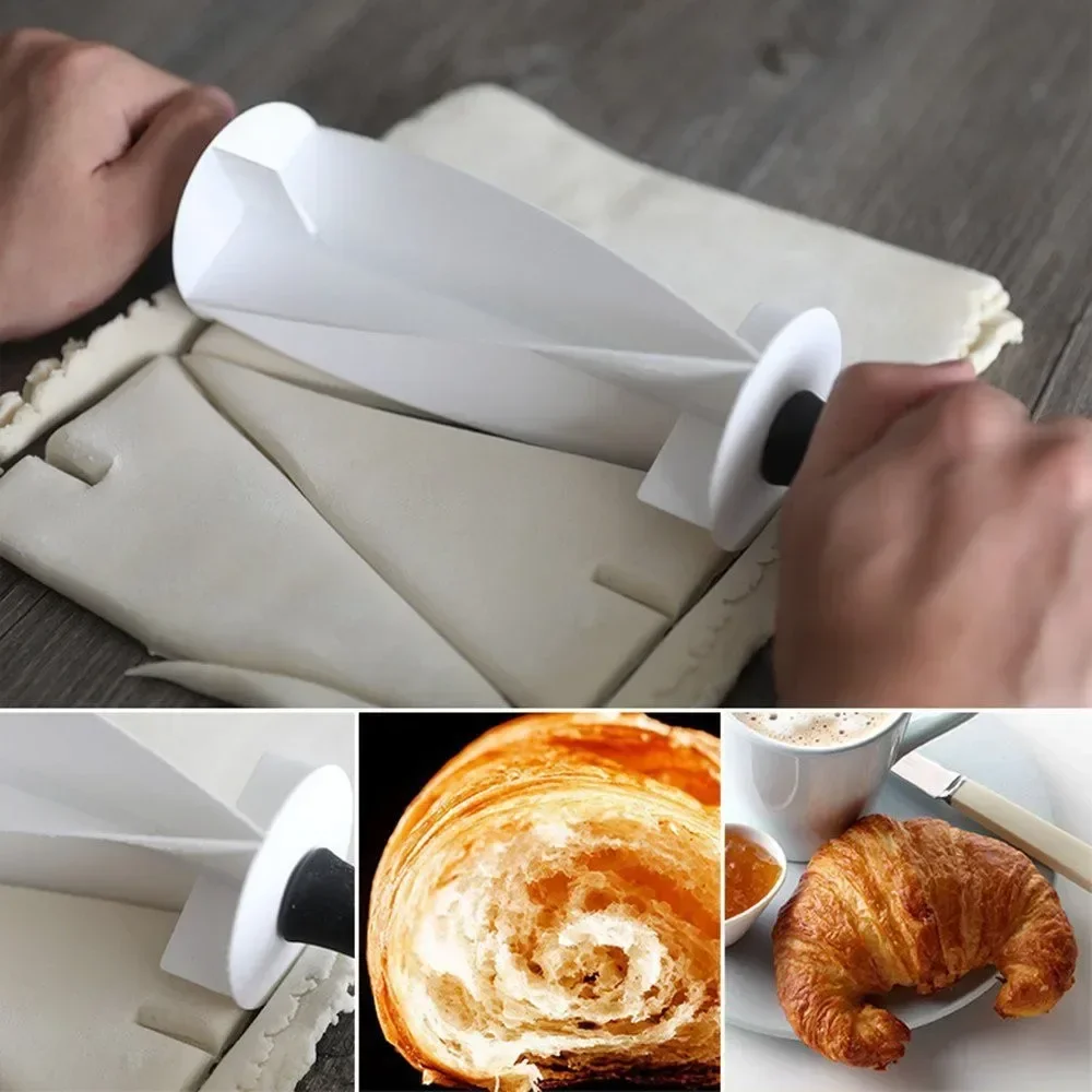 Kitchen Roll Baking - 1 buah Croissant pemotong adonan plastik
