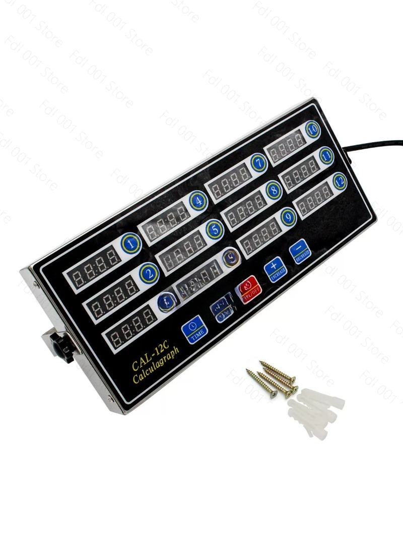 Kitchen Baking - Timer Dapur Komersial 12 Saluran Pengingat