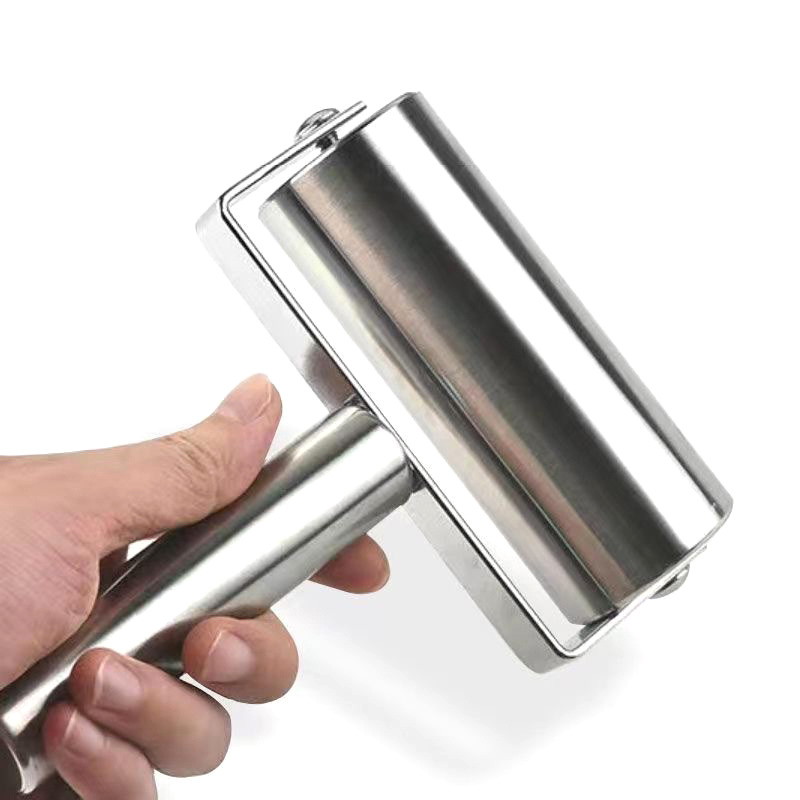 Kitchen Roll Baking - Penggiling Adonan Stainless Steel Dua Kepala