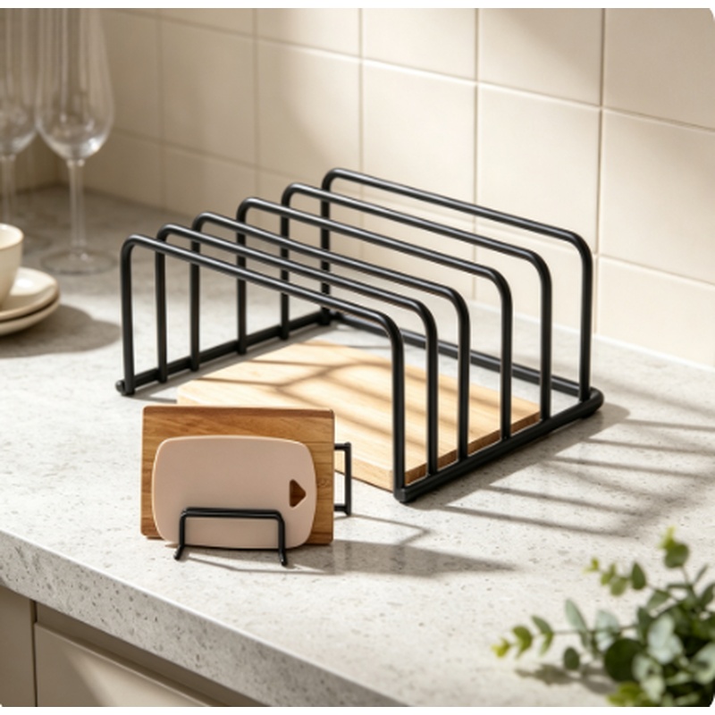 Kitchen Cabinet Baking Organizer - Rak Penyimpanan Talenan Dapur, Organizer Kabinet,