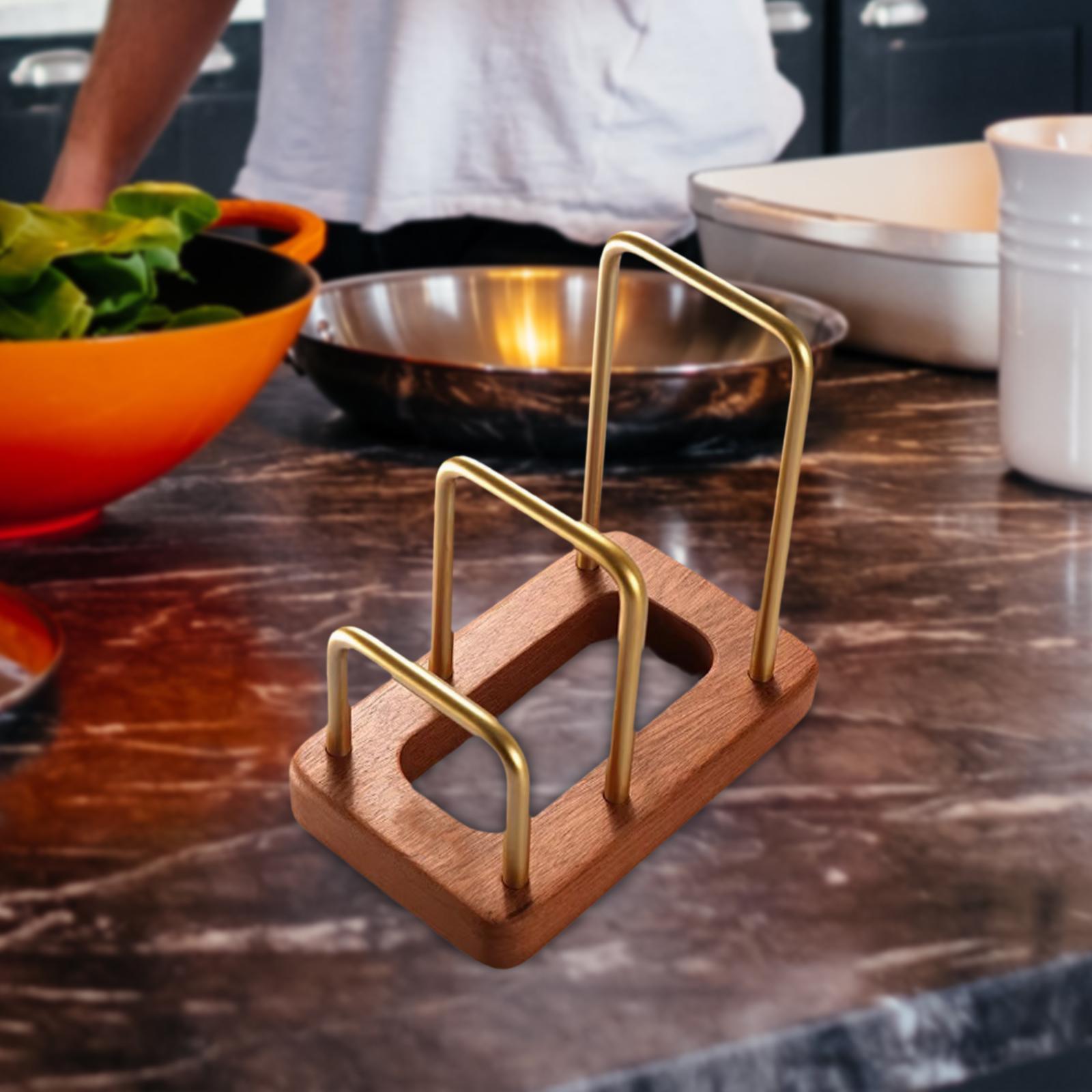 Kitchen Cabinet Baking Sheet Organizer - Rak Papan Pemotong Rak Tutup Panci
