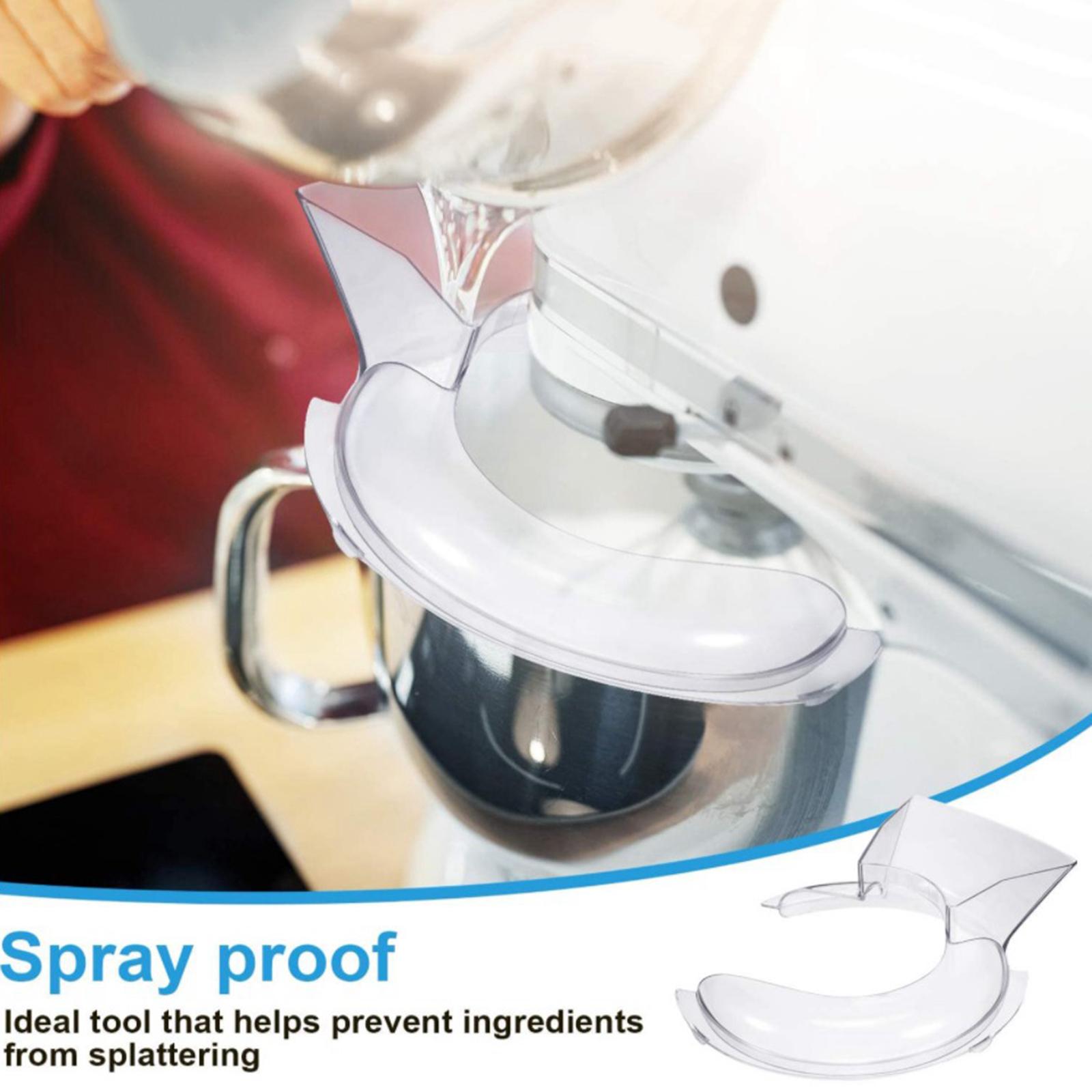 Stand Mixer Bowl - Pelindung Mangkuk Pengaduk Akrilik untuk Mesin