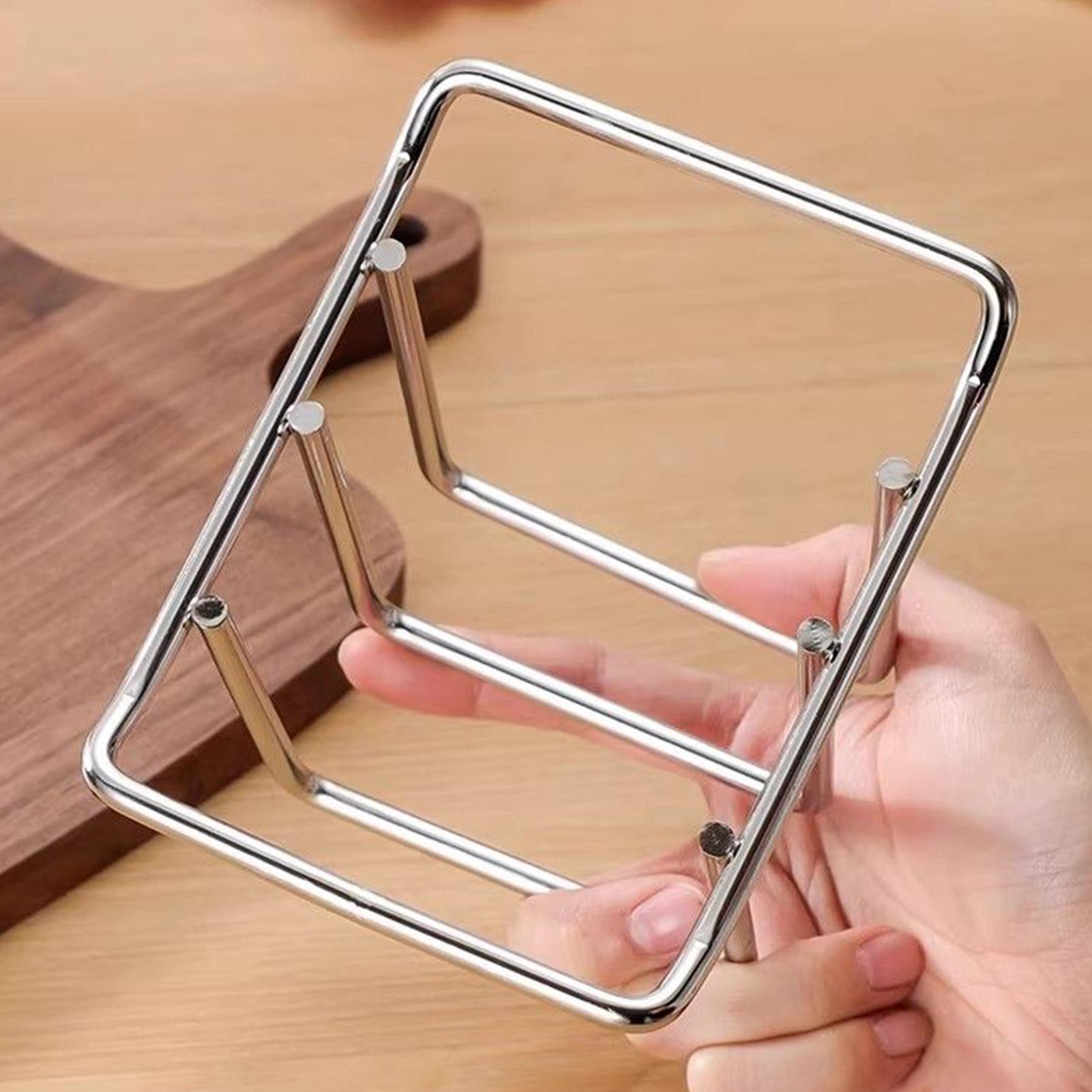 Rak Pemotong Papan Baja Anti K - Kitchen Cabinet Baking Sheet Organizer ulasan dan harga