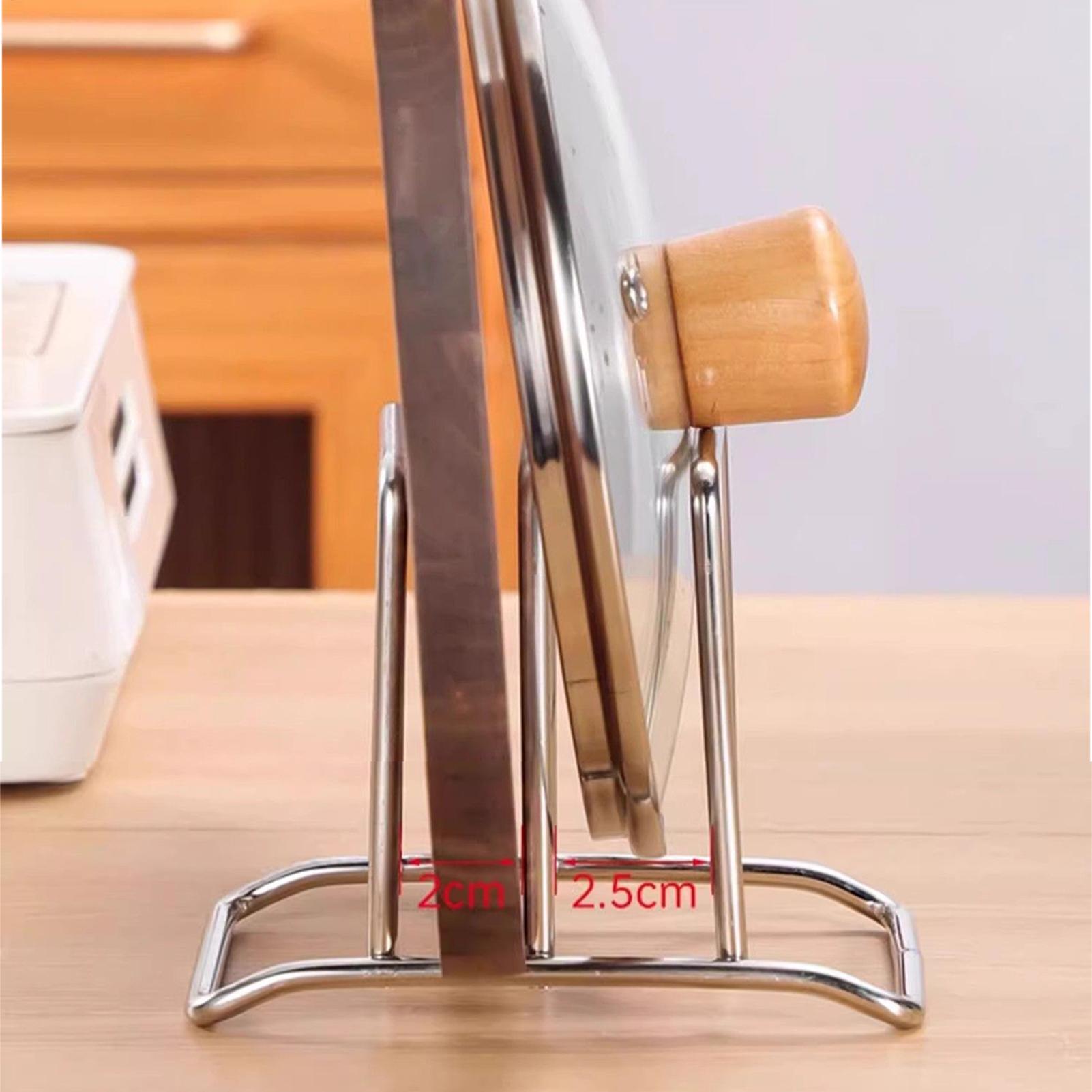 Rak Pemotong Papan Baja Anti K - Kitchen Cabinet Baking Sheet Organizer ulasan dan harga