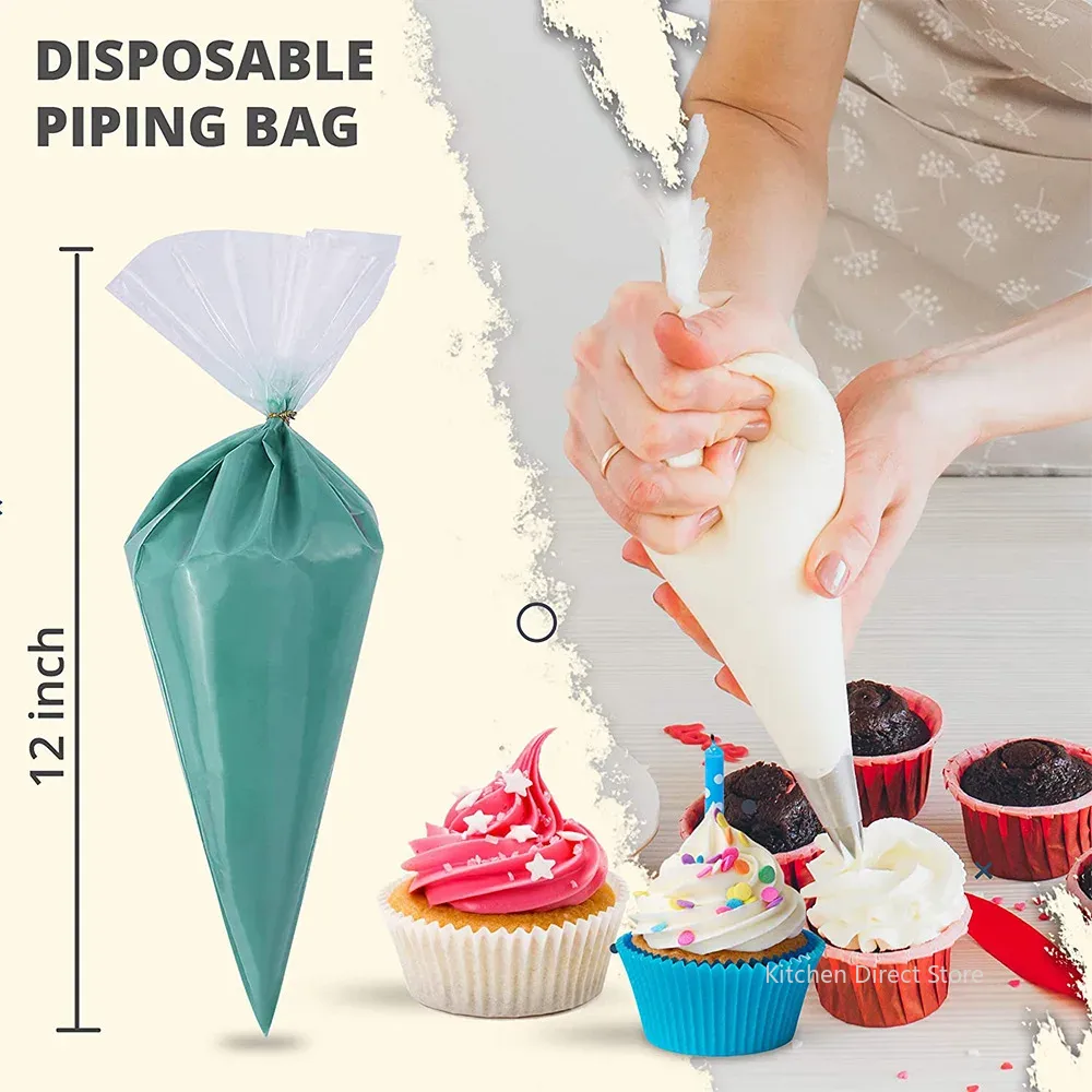 20/50/100 Buah Kantong Kue Sek - Piping Bag Disposable ulasan dan harga
