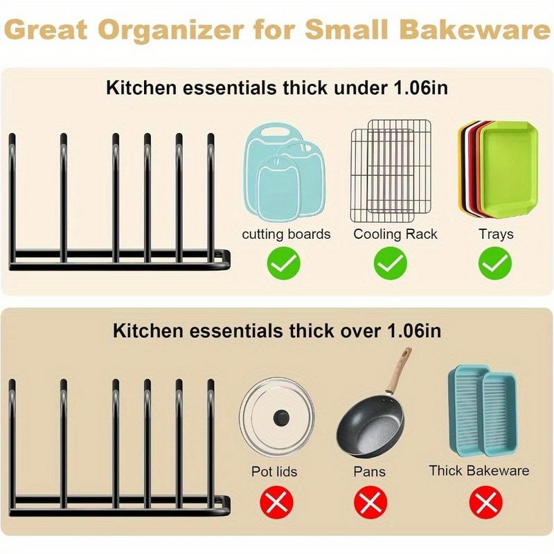 1 Buah Rak Penyimpanan Papan P - Kitchen Cabinet Baking Sheet Organizer ulasan dan harga