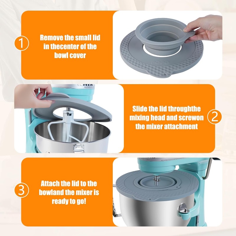 Penutup Mangkuk Mixer Silikon  - Stand Mixer Bowl ulasan dan harga