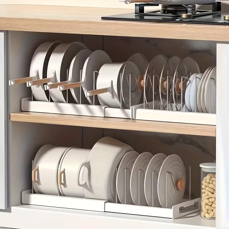 Rak Organizer Panci dan Wajan  - Kitchen Cabinet Baking Organizer ulasan dan harga