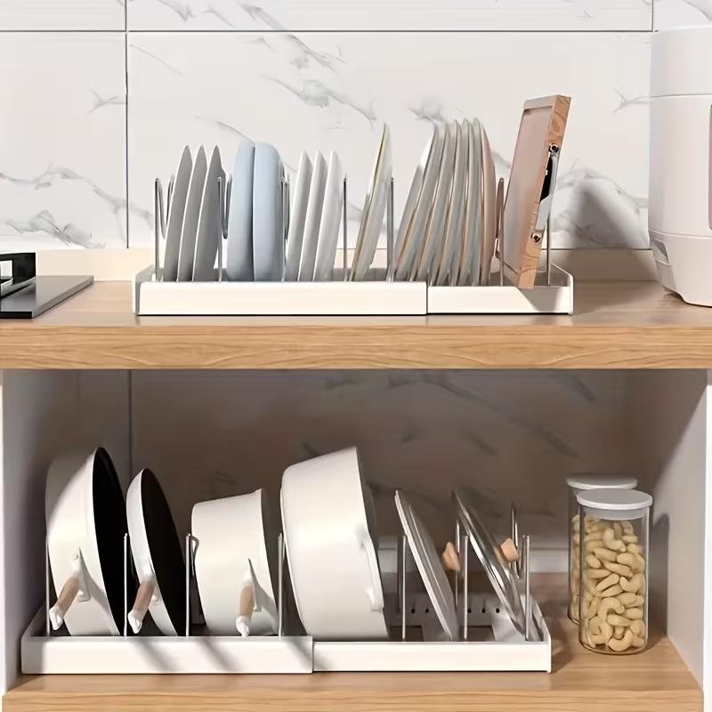 Rak Organizer Panci dan Wajan  - Kitchen Cabinet Baking Organizer ulasan dan harga