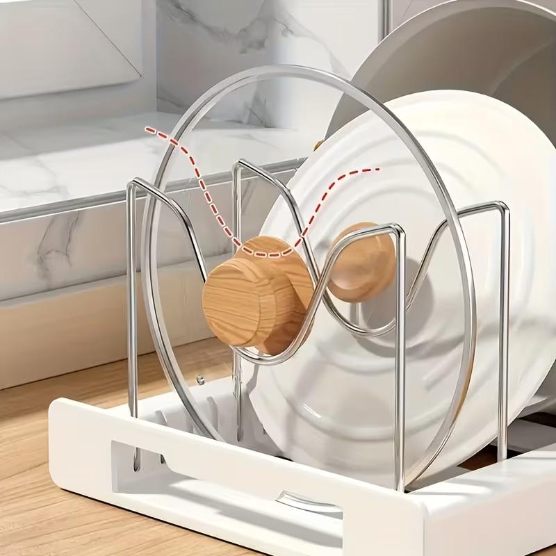 Rak Organizer Panci dan Wajan  - Kitchen Cabinet Baking Organizer ulasan dan harga