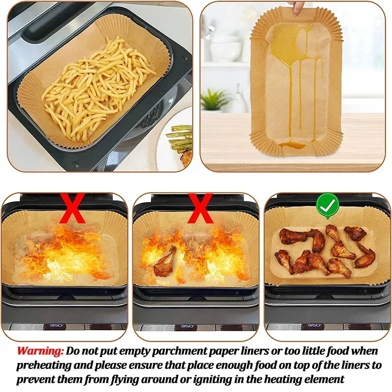 Kertas Penggoreng Udara Sekali - Kitchen Baking Mat ulasan dan harga
