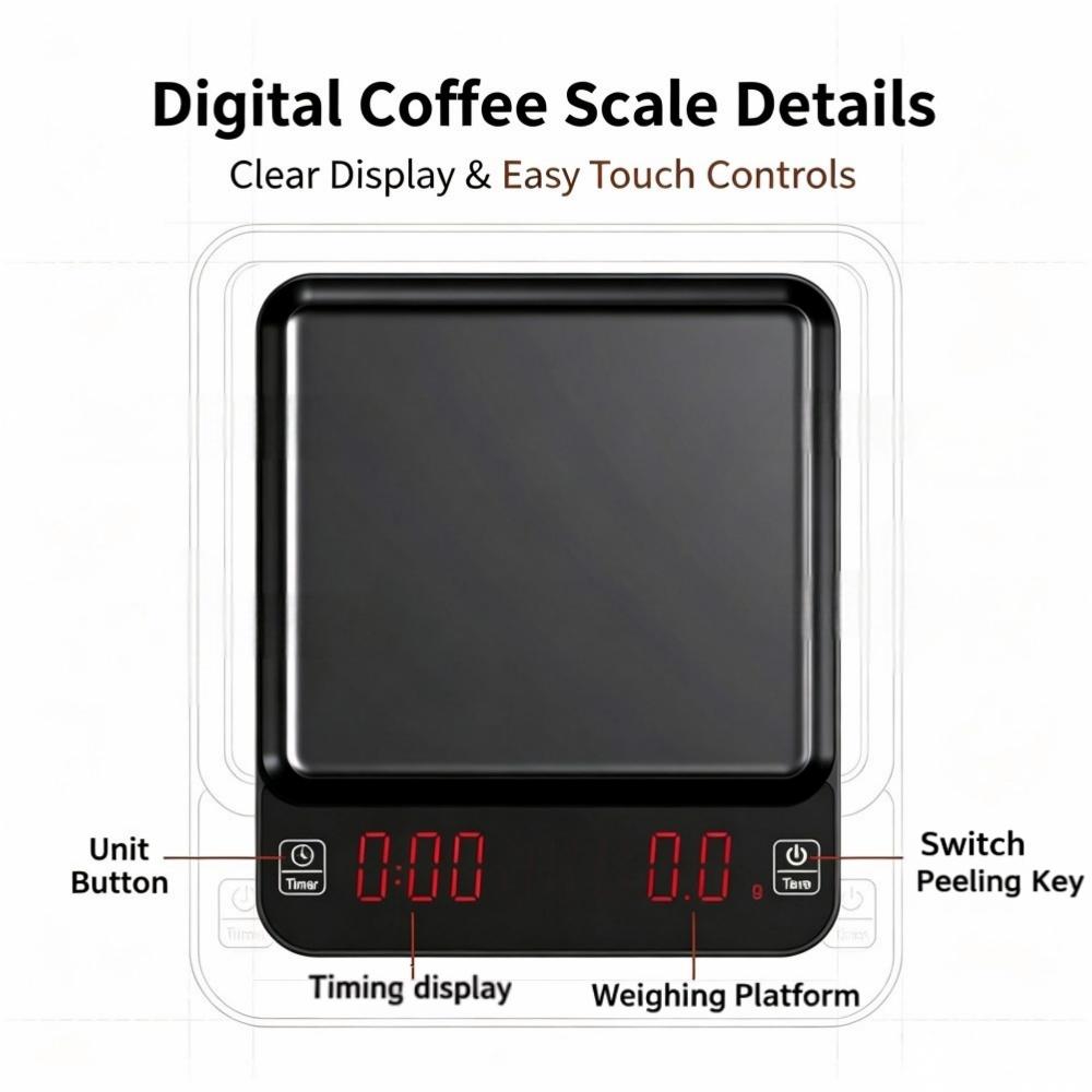 Timbangan Kopi Digital Presisi - Kitchen Baking ulasan dan harga