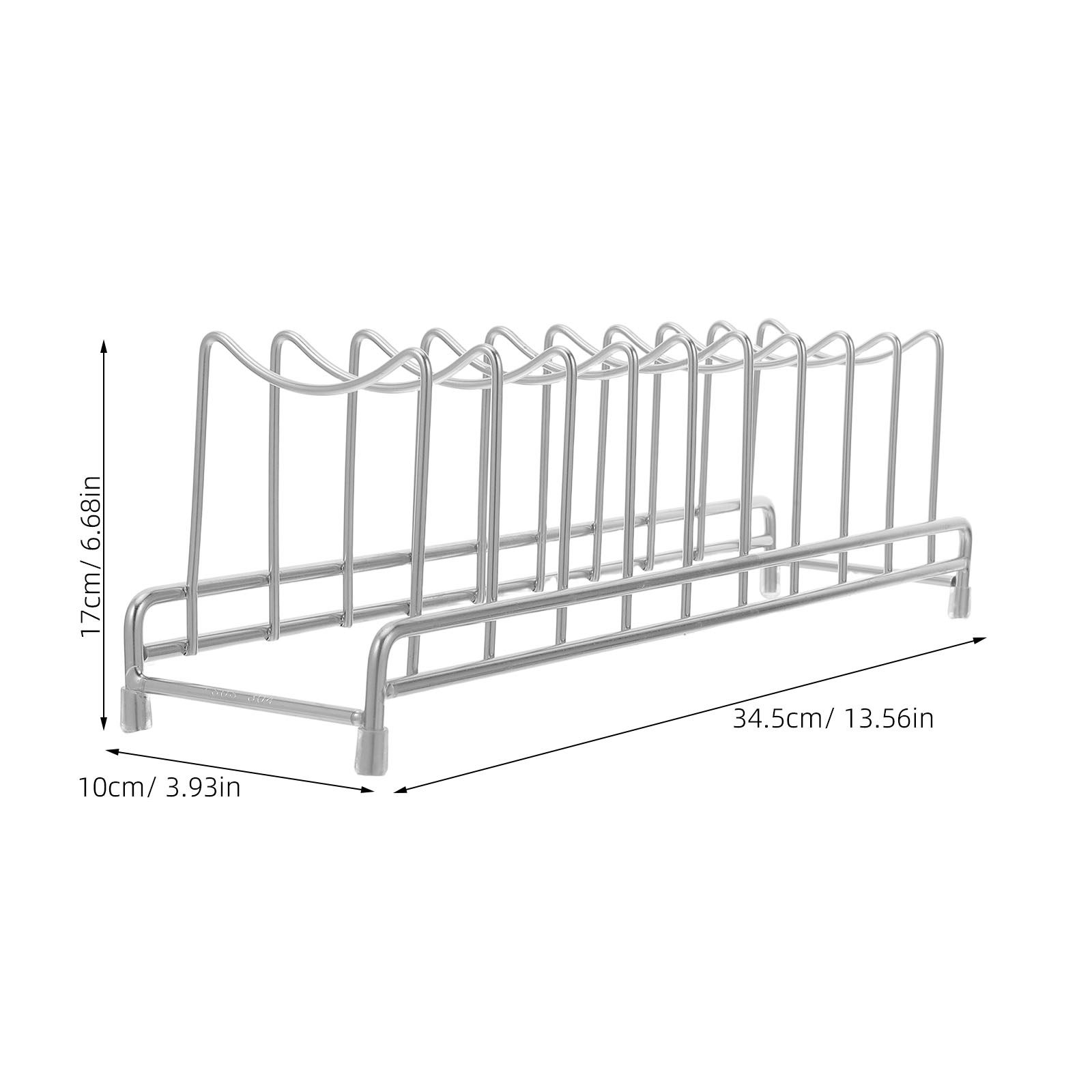 Rak Penyimpanan Tutup Panci 9  - Kitchen Cabinet Baking Sheet Organizer ulasan dan harga