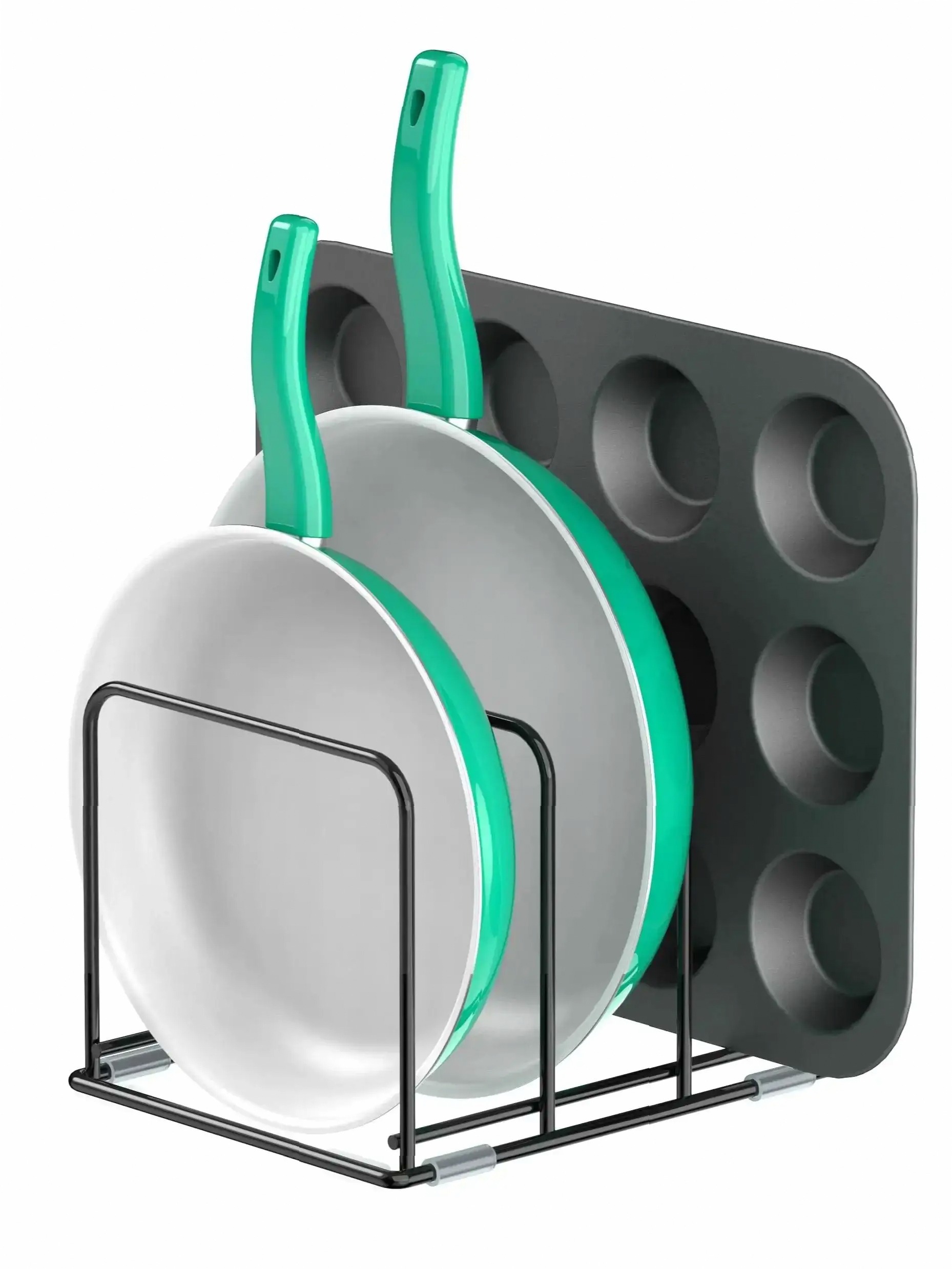 Pan Organizer untuk Lemari Dap - Kitchen Cabinet Baking Organizer ulasan dan harga