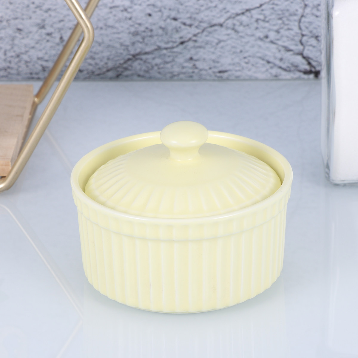 Mangkuk Kue Keramik dengan Tut - Kitchen Baking Bowls ulasan dan harga