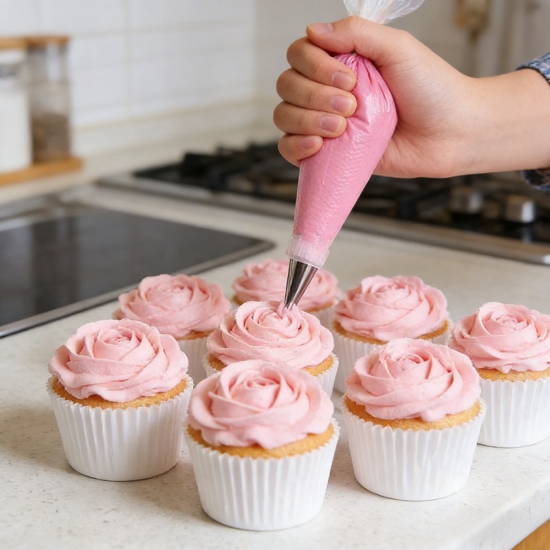 ya100/200Pcs Kantong Piping Se - Piping Bag Disposable ulasan dan harga