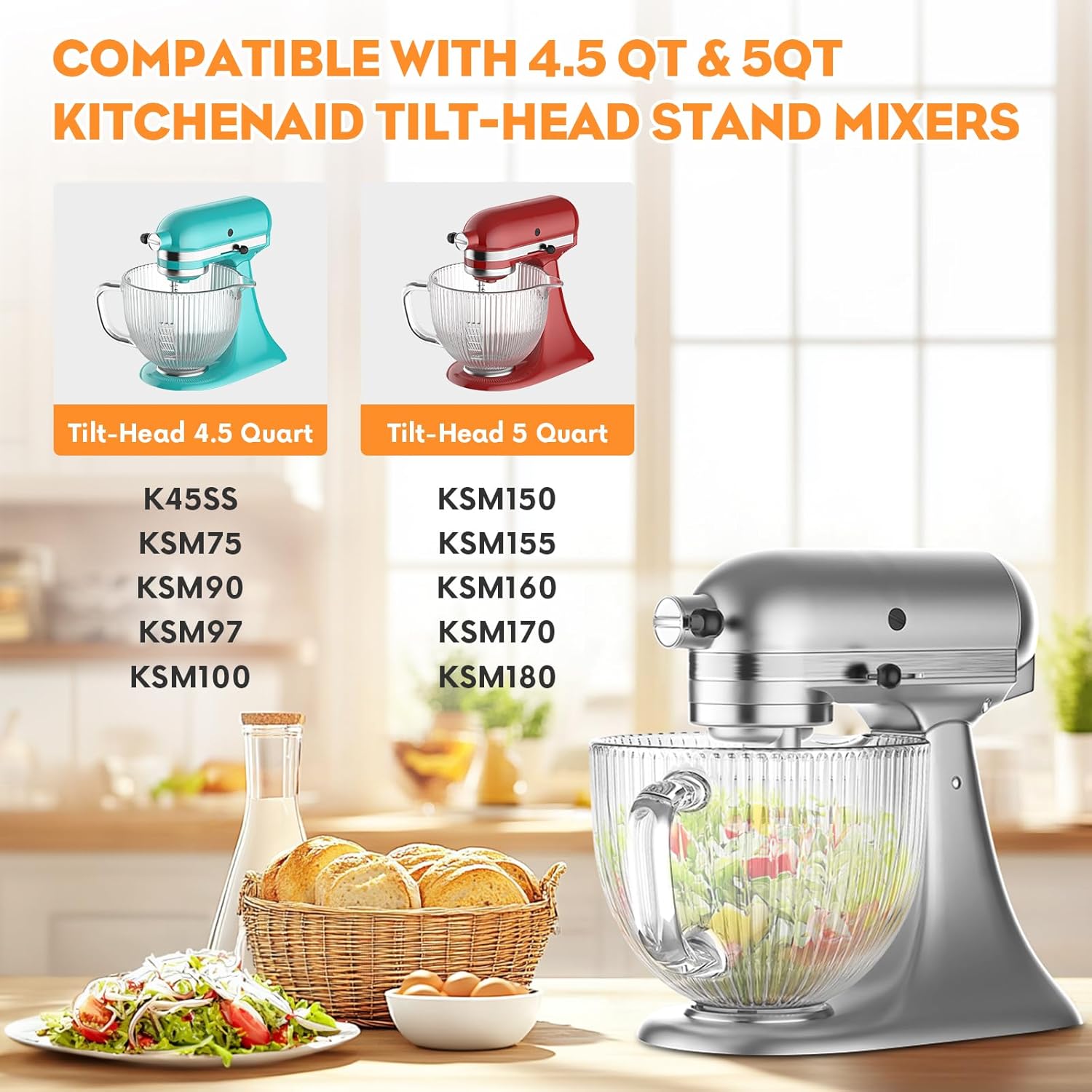 Mangkuk Kaca GVODE untuk Mixer - Stand Mixer Bowl ulasan dan harga