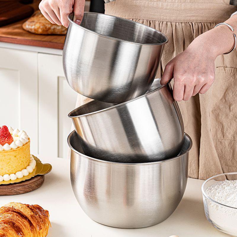 1 Buah Mangkuk Pencampur Baja  - Kitchen Baking Bowls ulasan dan harga