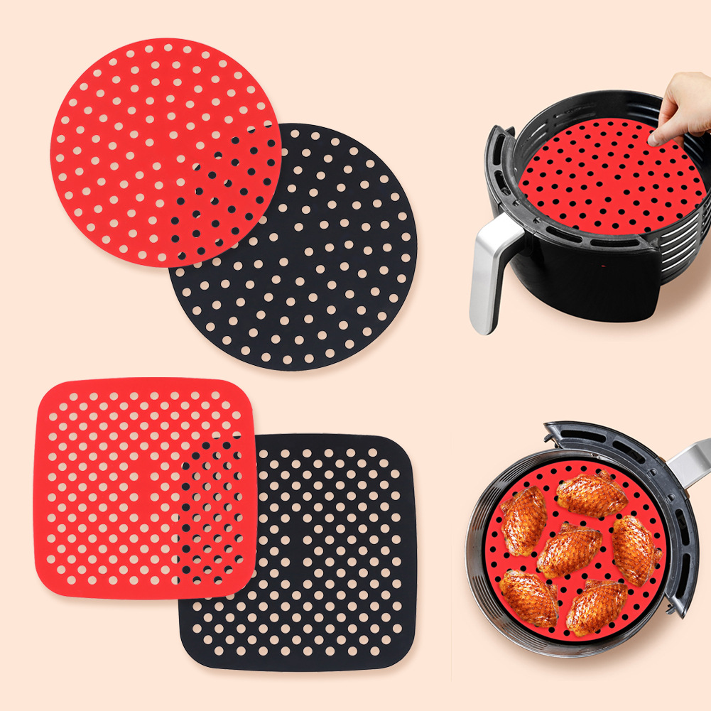 Alas silikon penggoreng udara  - Kitchen Baking Mat ulasan dan harga