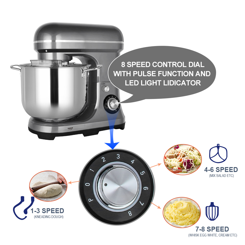 Mixer Elektrik 11L 2000W, Daya - Kitchen Baking ulasan dan harga