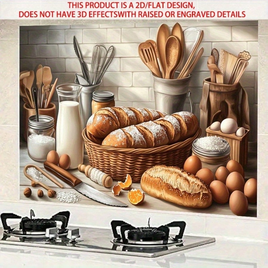Stiker Dinding PVC 2D Motif Ku - Kitchen Baking Cabinet ulasan dan harga