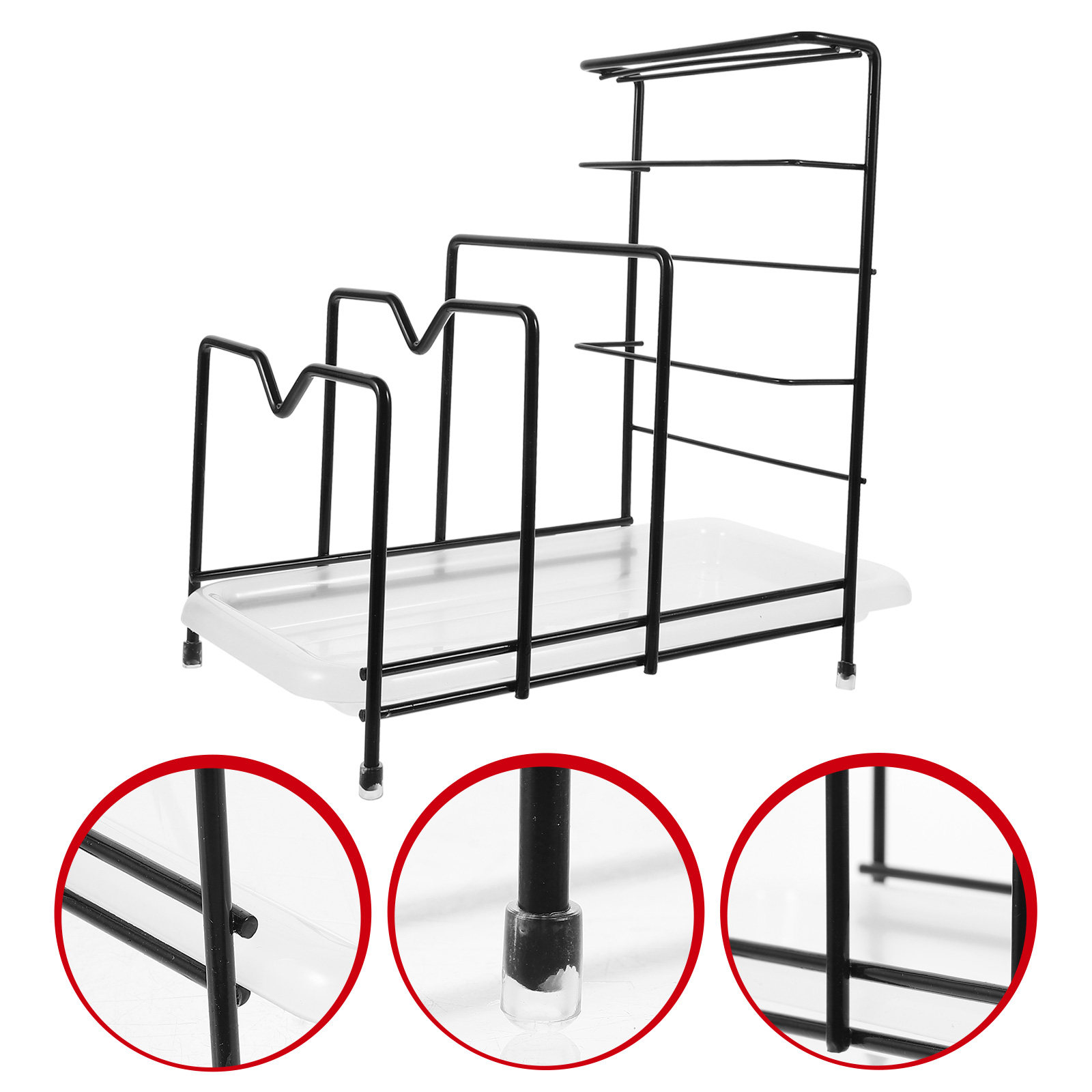 Rak Penyimpanan Tutup Panci, T - Kitchen Cabinet Baking Organizer ulasan dan harga