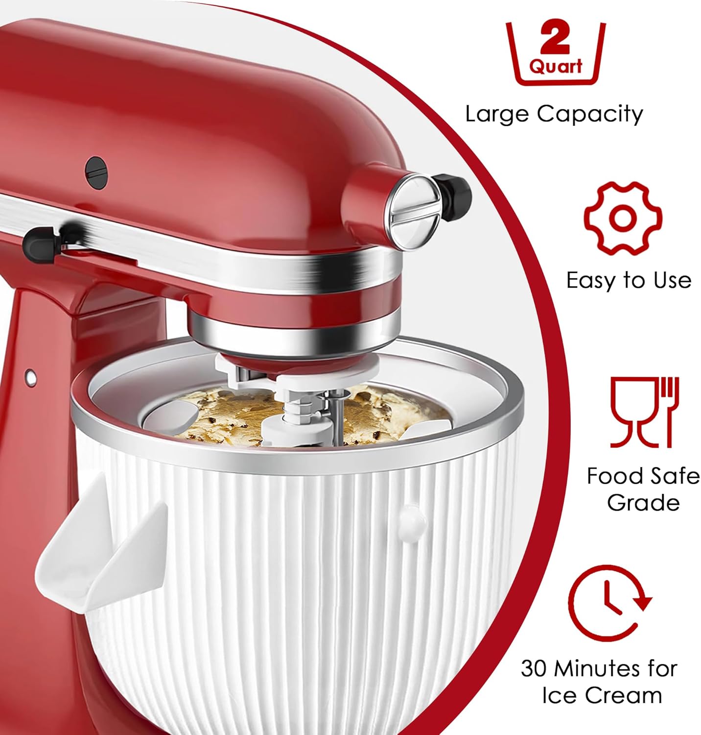 Perlengkapan Pembuat Es Krim u - Stand Mixer Bowl ulasan dan harga