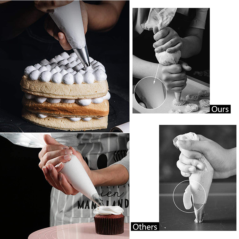LMETJMA pipa tas 100 buah kant - Piping Bag Disposable ulasan dan harga