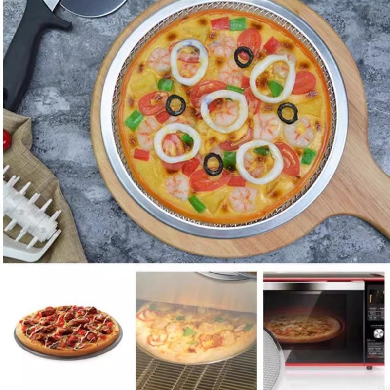 Layar Pizza Aluminium Bulat, B - Kitchen Baking Center ulasan dan harga